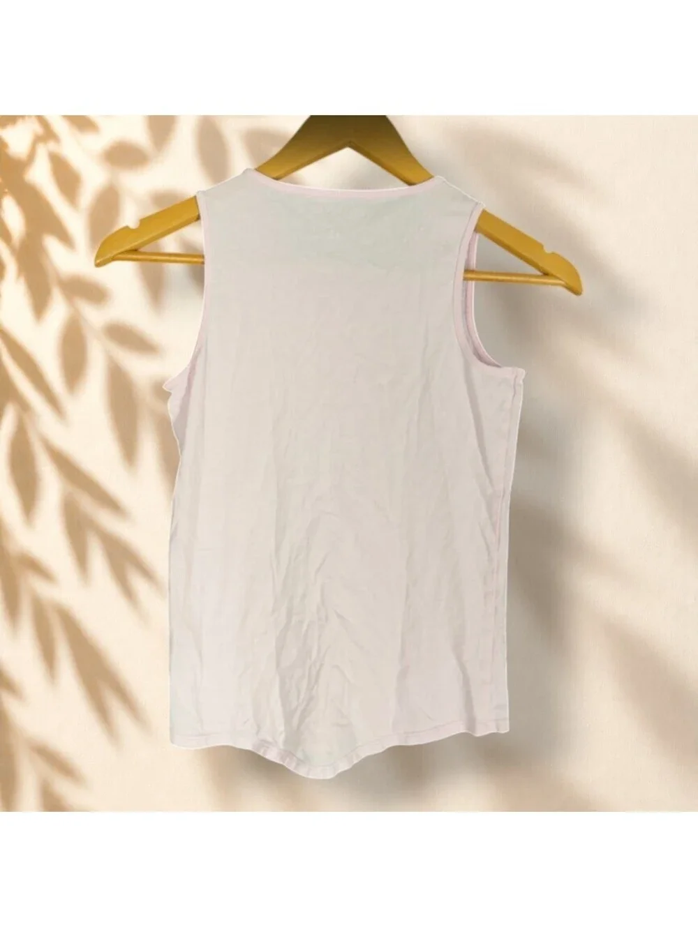 Crewcuts Tank Women 12 Pink Sleeveless Wide Strap Cotton Pockets Casual Solid